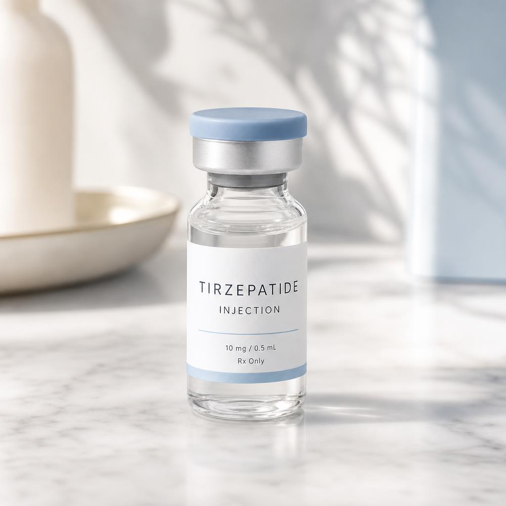 Tirzepatide injection vial